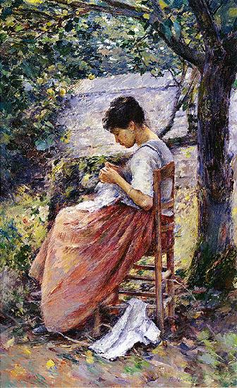 Theodore Robinson Layette oil painting image